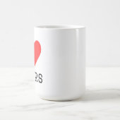 私は熊が好きです コーヒーマグカップ (中央)