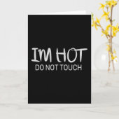 私は熱いではないtouch カード (黄色い花)