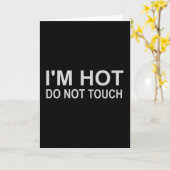私は熱いではないtouch カード (黄色い花)