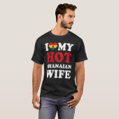 私は熱いガーナ人の妻の夫を愛する Tシャツ (正面フル)