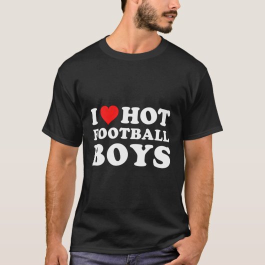 私は熱いサッカーが大好き Tシャツ (正面)