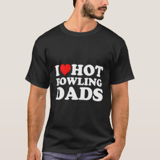 私は熱いボーリングパパ Tシャツ