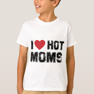 私は熱いママ処女ダンカンロックダニー大好おもしろい Tシャツ