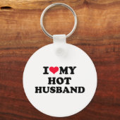 私は熱い夫を愛している キーホルダー (正面)
