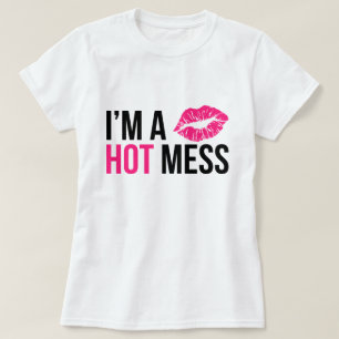 私は熱い混乱です Tシャツ