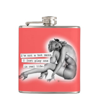 私は熱い混乱の演劇1のピンナップの女の子ではないです フラスク