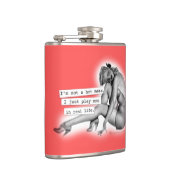 私は熱い混乱の演劇1のピンナップの女の子ではないです フラスク (右)