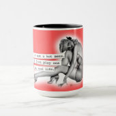 私は熱い混乱の演劇1のピンナップの女の子ではないです マグカップ (中央)