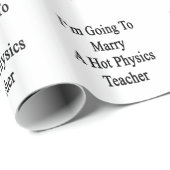 私は熱い物理学の先生と結婚しようと思っています ラッピングペーパー (ロールコーナー)