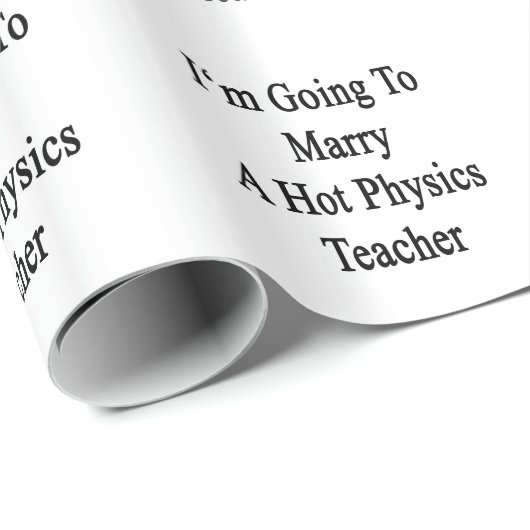 私は熱い物理学の先生と結婚しようと思っています ラッピングペーパー (ロールコーナー)