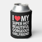 私は熱い美しいすごいゴージャスなガールフレンドが大好き 缶クーラー (缶正面)