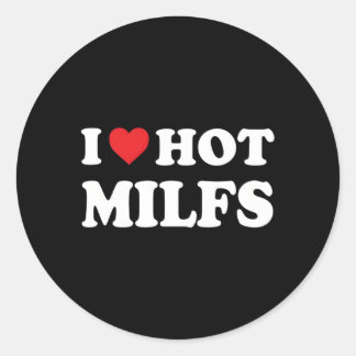 私は熱いMilfs赤が大好き彼は熱いMoms Milfs ラウンドシール