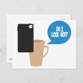 私は熱く見ますか。 マグSelfie ポストカード (正面/裏面)