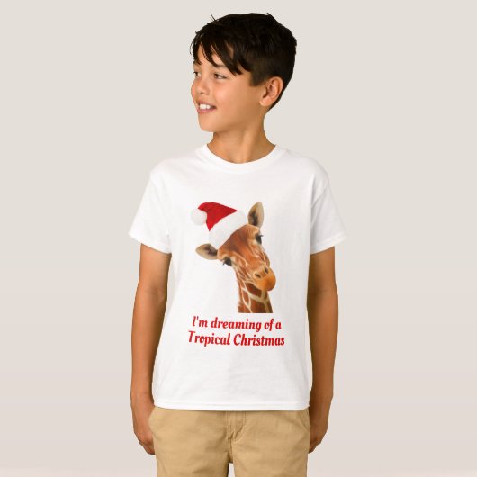 私は熱帯クリスマスの夢を見ている | Tシャツ (正面フル)