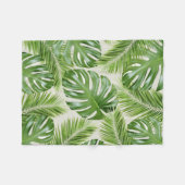 私は熱帯休暇のプリントを必要とします フリースブランケット (正面(横))