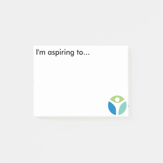 私は熱望の…粘着性があるメモ帳のパックです ポストイット (正面)