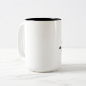 私は熱狂するなCATの女性ですMUG ツートーンマグカップ (正面左)