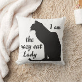 私は熱狂するなCATの女性ですPILLOW クッション (ブランケット)