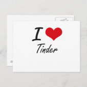 私は燃えやすいものを愛します ポストカード (正面/裏面)