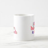 私は爆竹およびマッシュを愛します コーヒーマグカップ (中央)