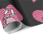 私は爪、 ネイルの磨き ラッピングペーパー (ロールコーナー)