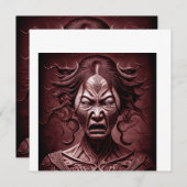 私は爪、 ネイルを壊したばかりだ 招待状 (正面/裏面)