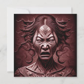 私は爪、 ネイルを壊したばかりだ 招待状 (裏面)