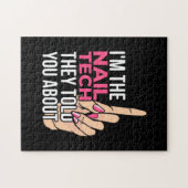 私は爪、 ネイル技術 ジグソーパズル (横)