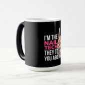 私は爪、 ネイル技術 モーフィングマグカップ (正面左)