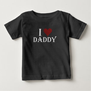 私は父のお父さんの日の贈り物が大好きです ベビーTシャツ