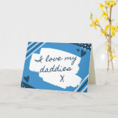 私は父の日のカードを愛している カード (黄色い花)