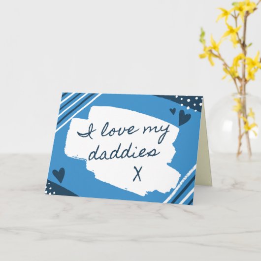 私は父の日のカードを愛している カード (黄色い花)