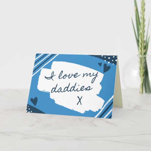 私は父の日のカードを愛している カード (正面)