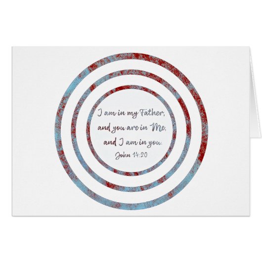 私は父ヨハネ14:20にいる (正面横)