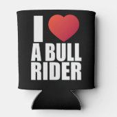 私は牛の騎手、カウボーイ、ロデオの騎手、国が大好き。 缶クーラー (裏面)