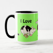 私は牛を愛します マグカップ (左)