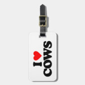 私は牛を愛します ラゲッジタグ (正面縦)