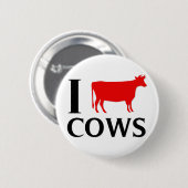 私は牛を愛します 缶バッジ (正面&裏面)