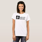 私は牛乳を作る。あなたの超大国は？ Tシャツ (正面フル)