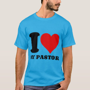 私は牧師が大好きです Tシャツ