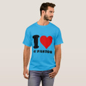 私は牧師が大好きです Tシャツ (正面フル)