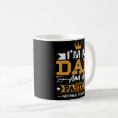 私は牧師の父親のパパでおもしろい牧師です コーヒーマグカップ (正面右)