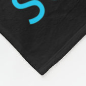 私は物おもしろい糖尿病認識度を注射する フリースブランケット (角)