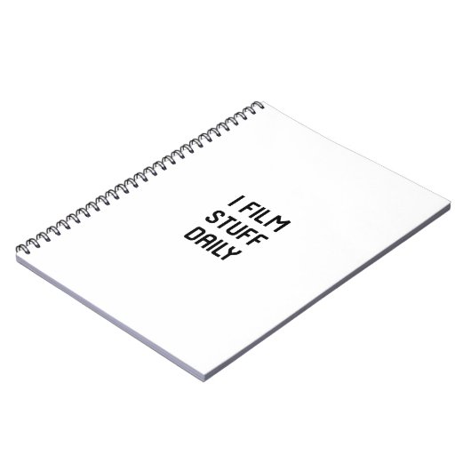 私は物の毎日の映画監督フィルムスクールを撮影します ノートブック (左側)