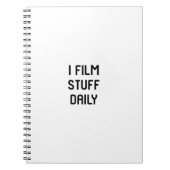 私は物の毎日の映画監督フィルムスクールを撮影します ノートブック (正面)