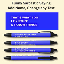 私は物を修正し、物事を知っている