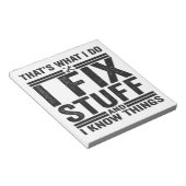 私は物を修正する ノートパッド (アングル)