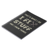 私は物を修正する ノートブック (左側)