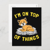 私は物事のトップに立っている ポストカード (正面/裏面)