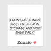 私は物事を放さない シール (シート)